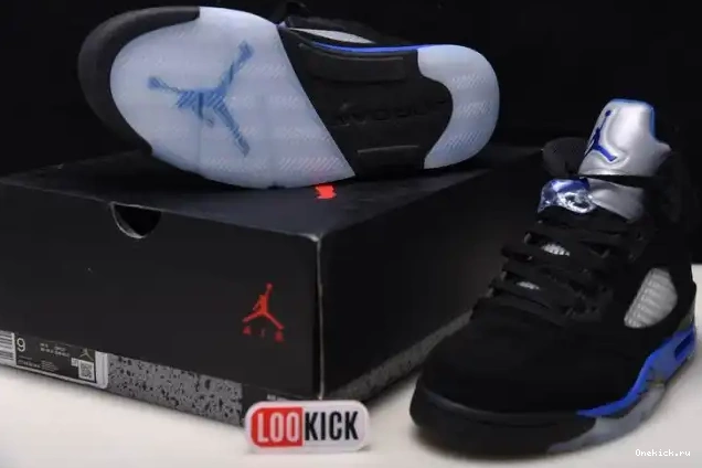 One Kick Racer CT4838-004 Air 5 Blue Jordan 0629